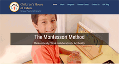 Desktop Screenshot of chemontessori.com